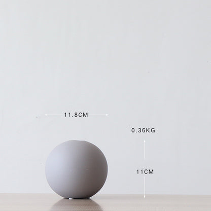NOLYA Orb Ceramic Vase