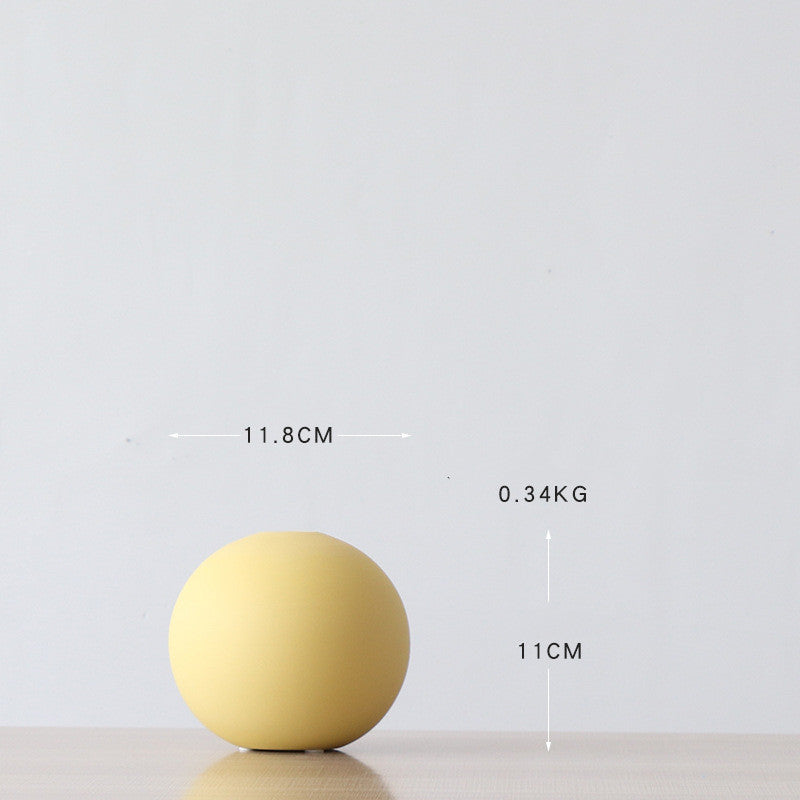 NOLYA Orb Ceramic Vase