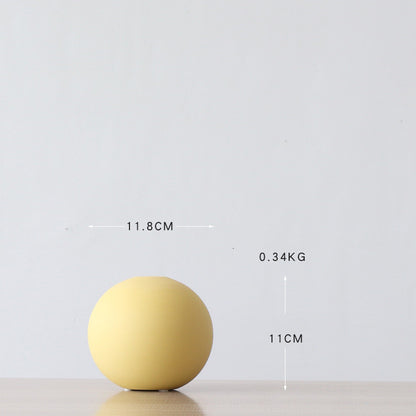 NOLYA Orb Ceramic Vase