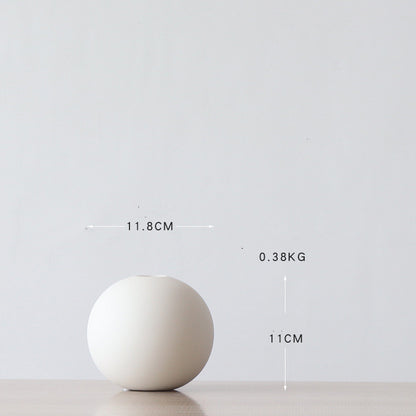 NOLYA Orb Ceramic Vase