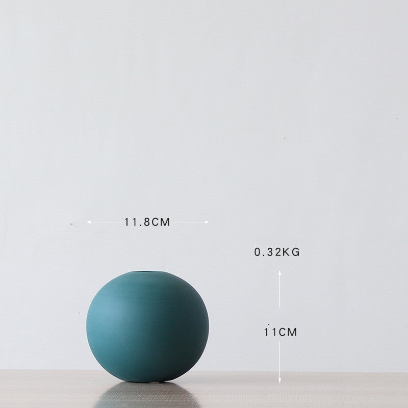 NOLYA Orb Ceramic Vase